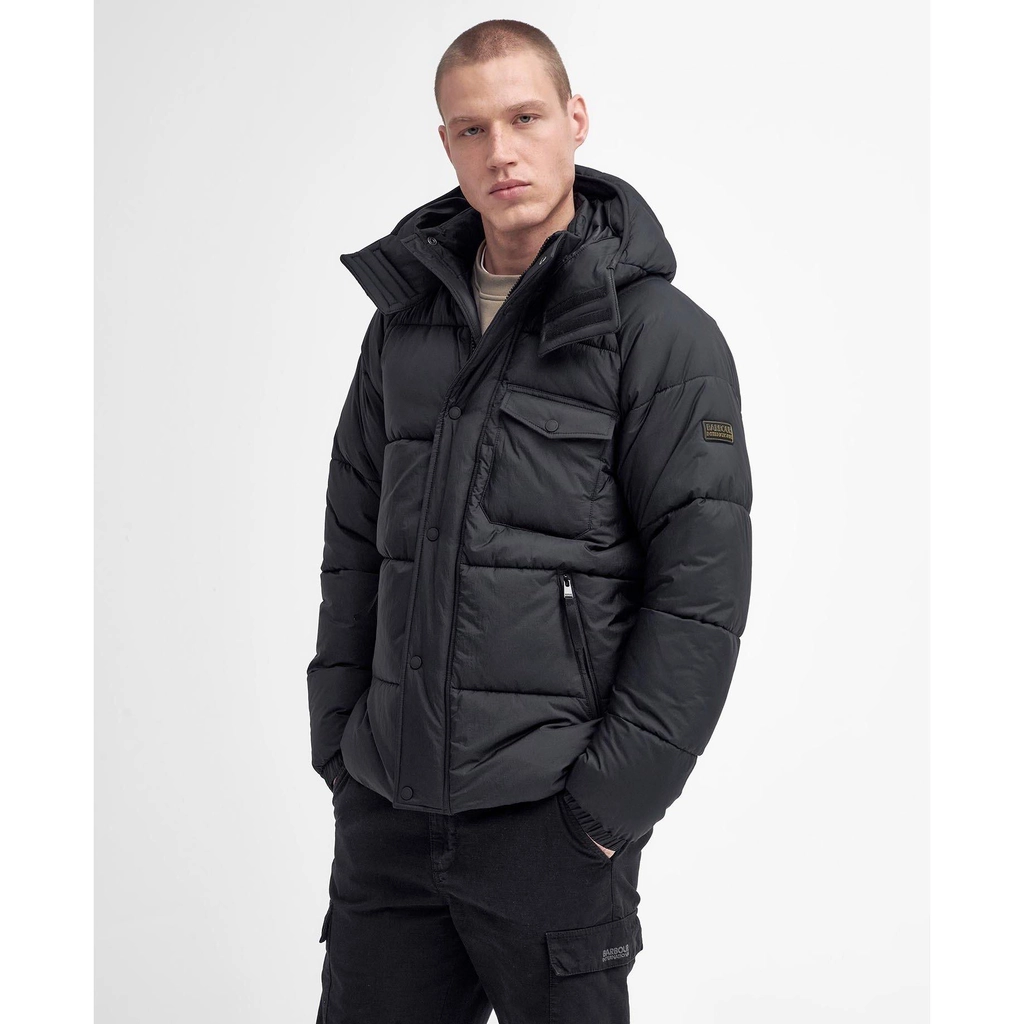 Barbour Haze Puffer Jacket - Black BK11