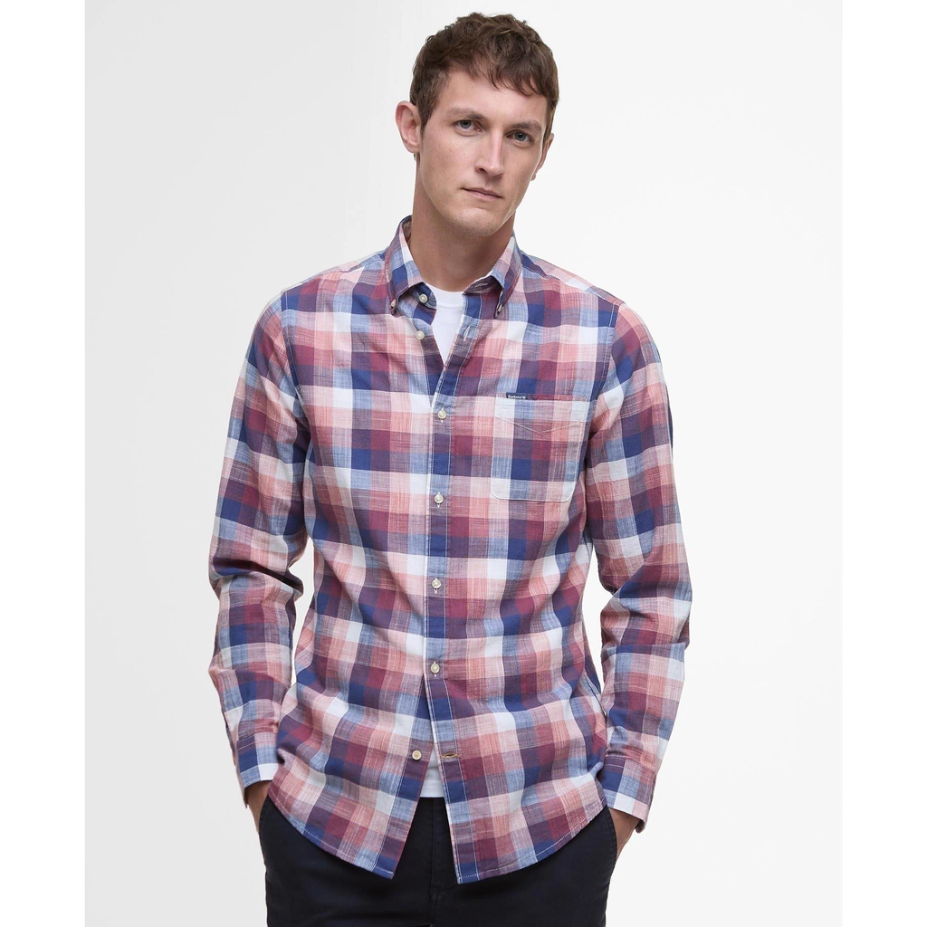 Barbour Hillroad Tailored Shirt - Red Spice
