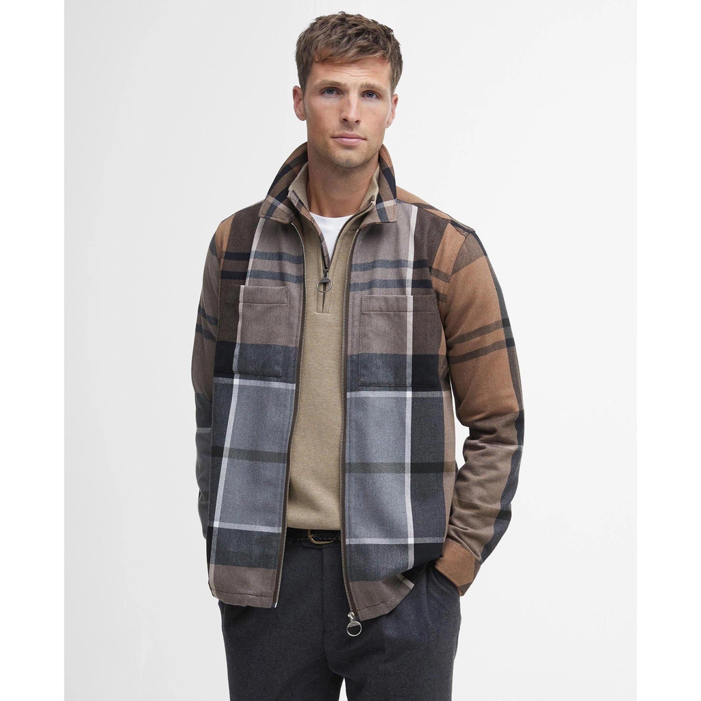 Barbour Lannich Tartan Overshirt - Cedarwood TN65