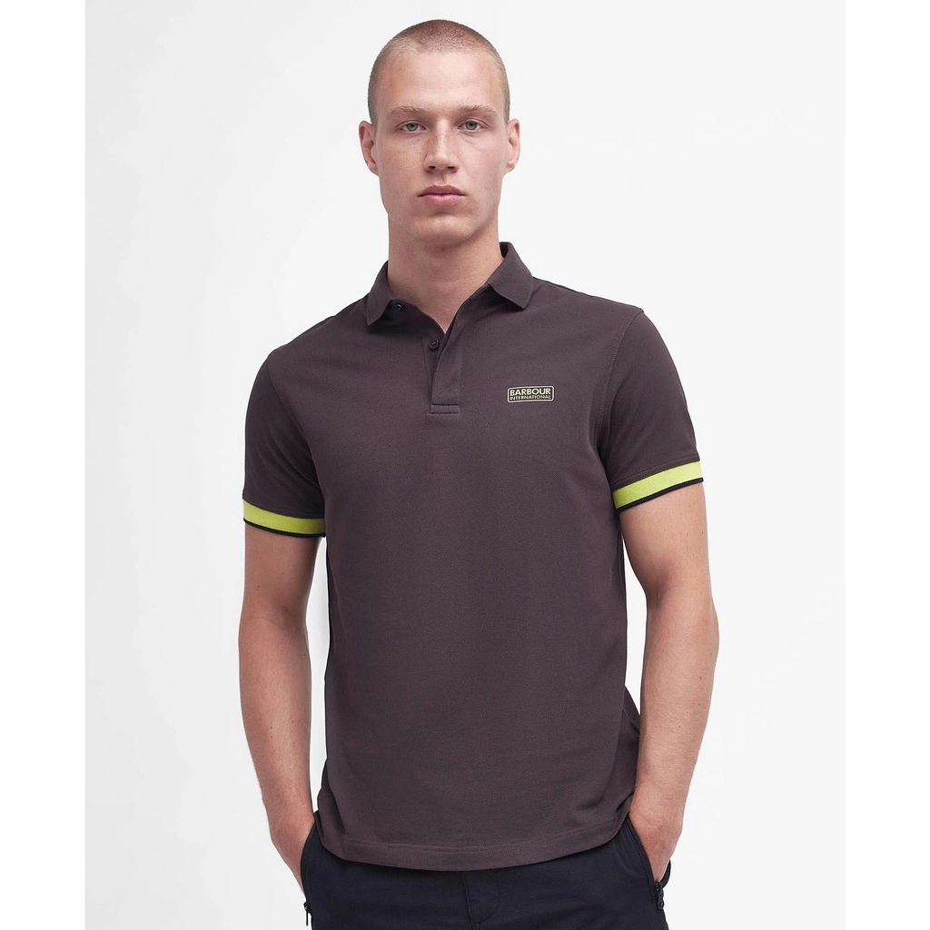 Barbour Mantle Polo Shirt - Chocolate