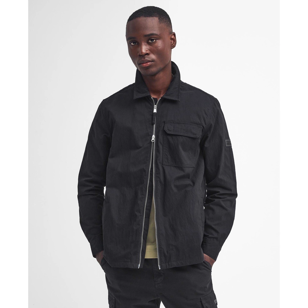 Barbour Maze Peached Overshirt - Black BK31