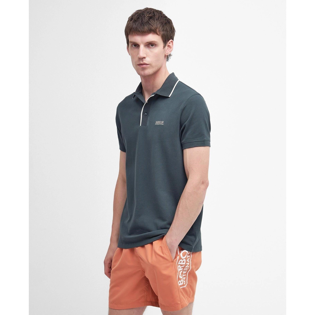 Barbour Moor Polo Shirt - Forest River