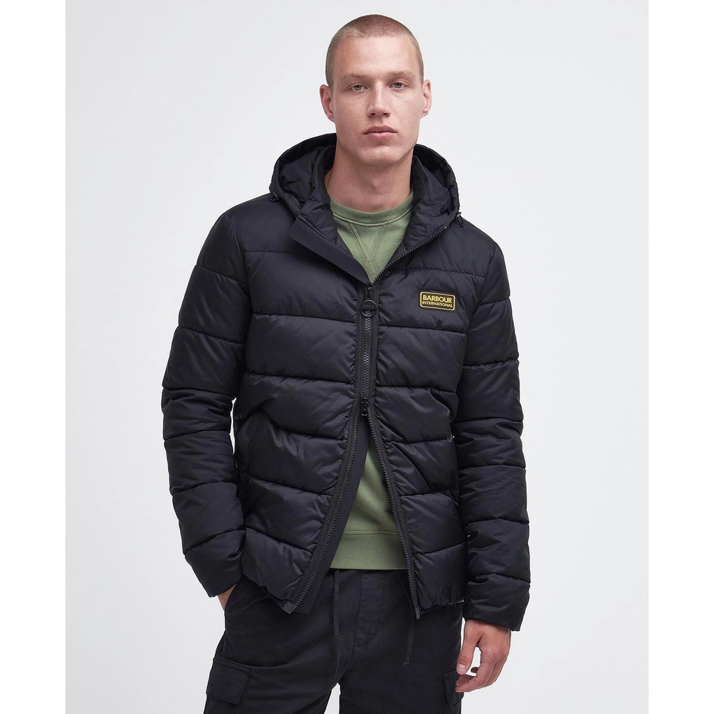 Barbour New Bobber Quilted Jacket - Black