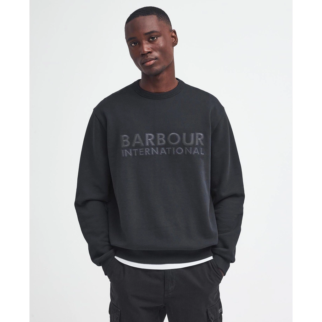 Barbour Otis Logo Sweatshirt - Black BK11