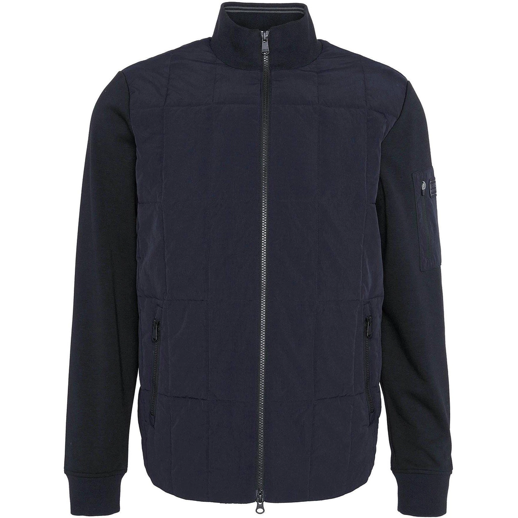 Barbour Otto Quilted Sweatshirt - Black