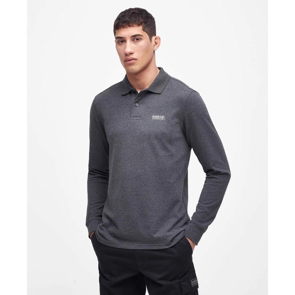 Barbour Polo Shirt - Asphalt Marl