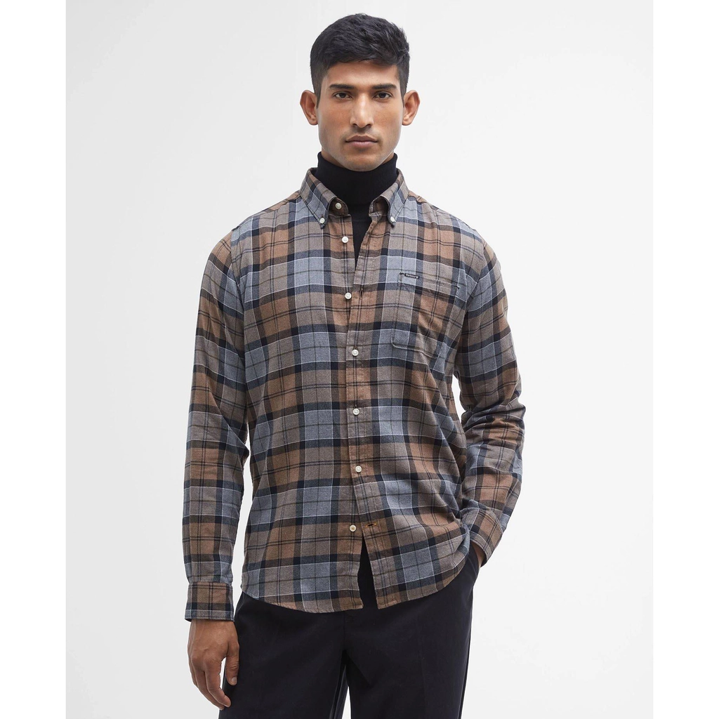 Barbour Rasay Tailored Long Sleeved Shirt - Cedarwood