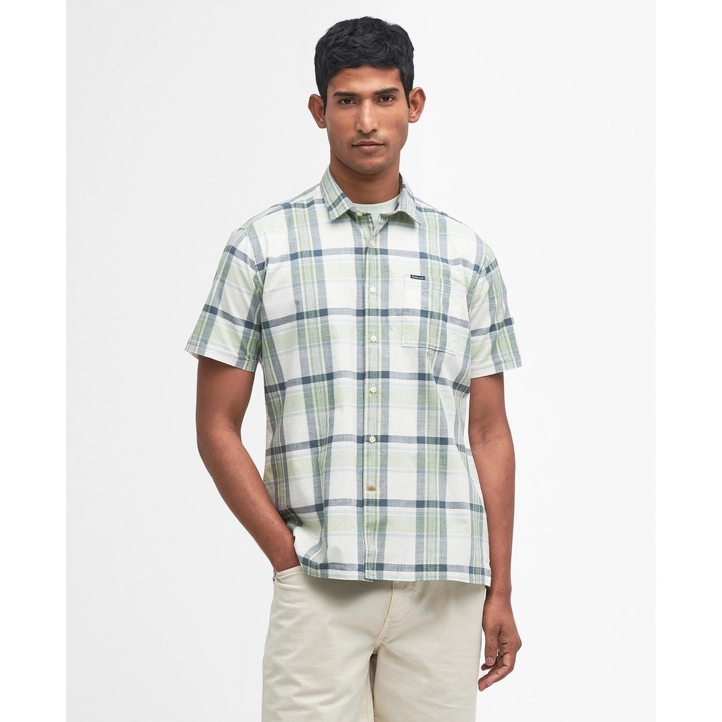 Barbour Rosewell Regular Short Sleeve Shirt - Green GN51