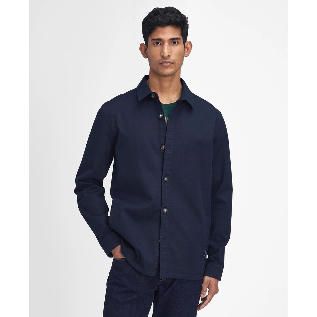 Barbour Ruxton Tailored Overshirt - Dark Navy NY74
