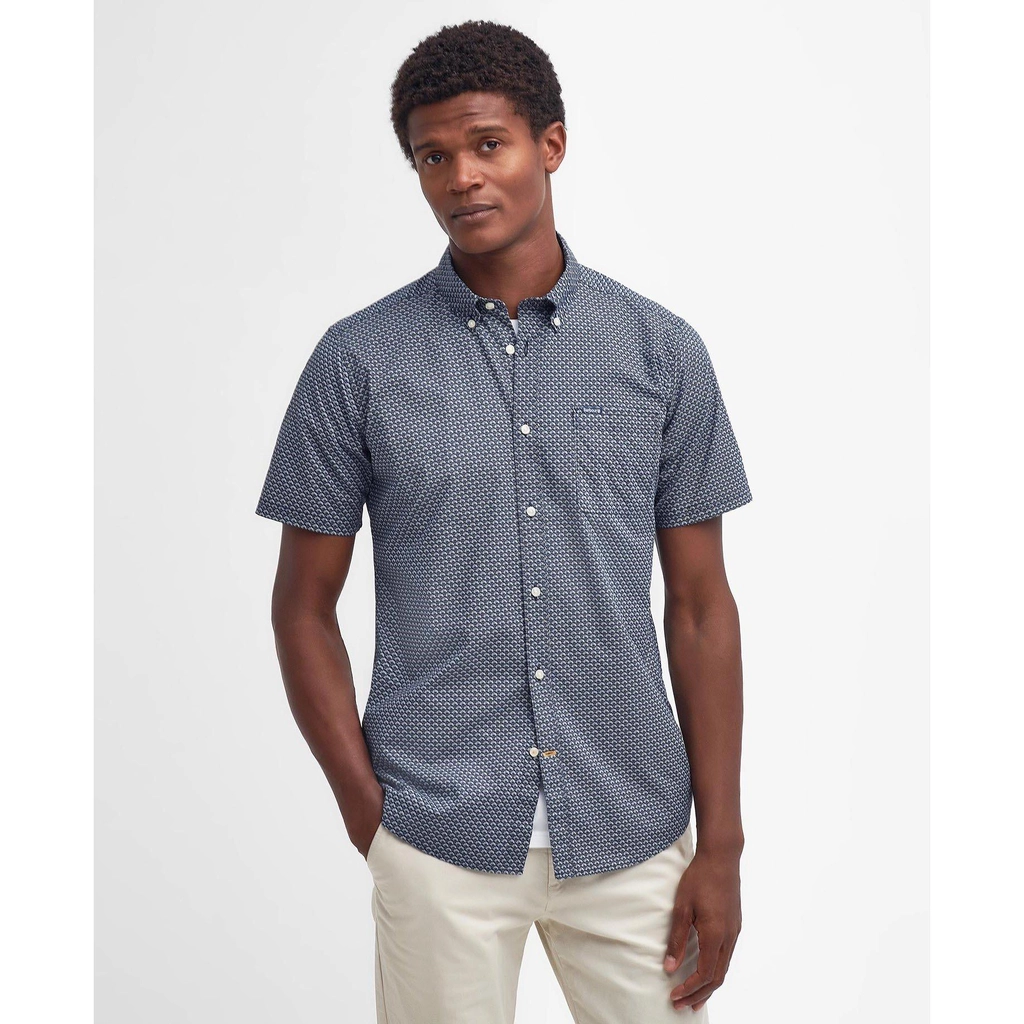 Barbour Shell Tailored Shirt - Navy NY91
