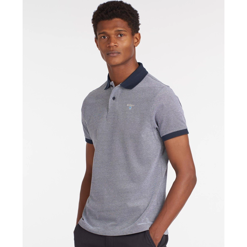 Barbour Sports Polo Mix Shirt - Midnight BL92