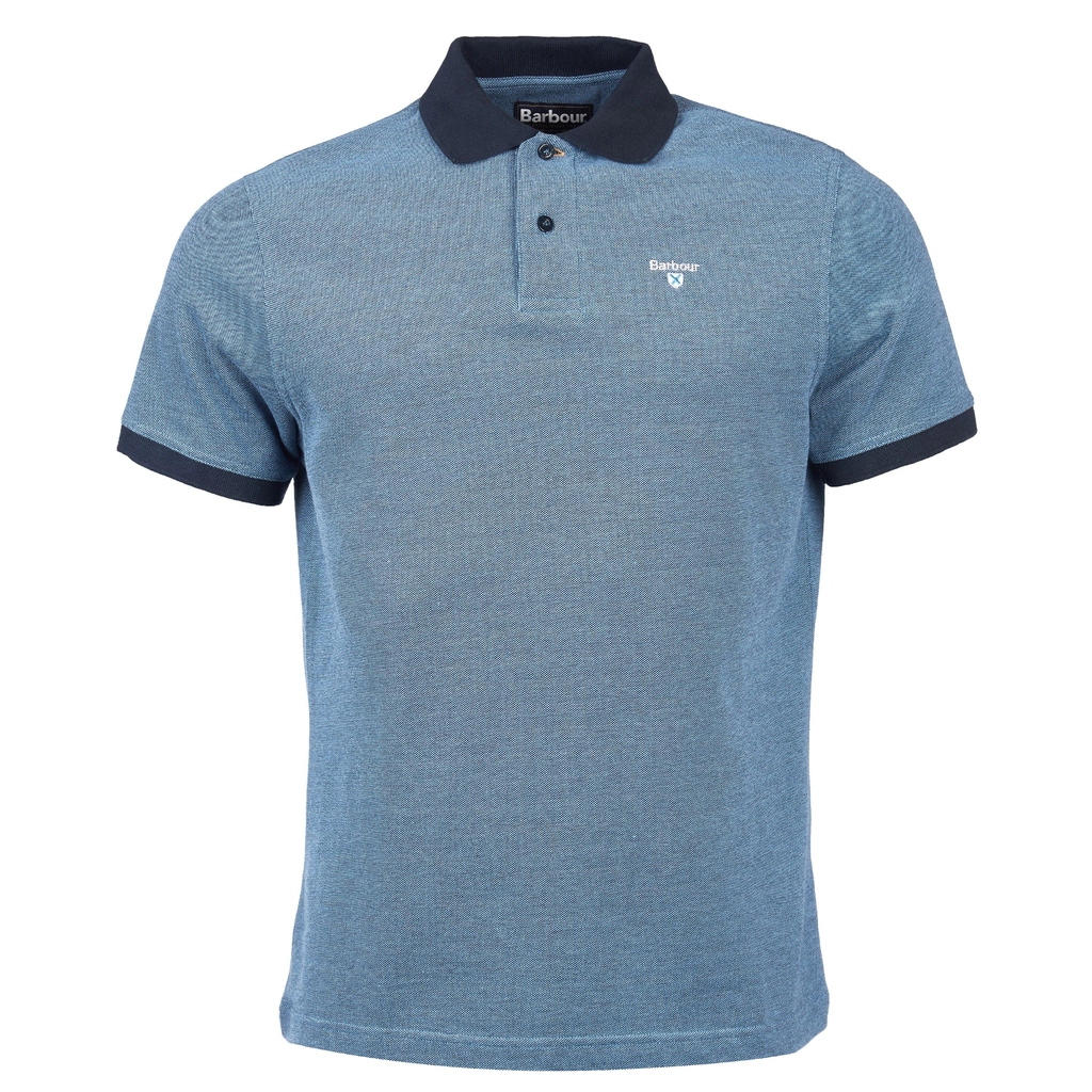 Barbour Sports Polo Mix Shirt - Navy NY91