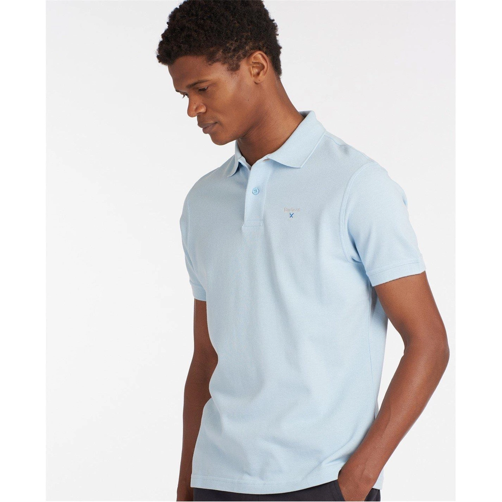Barbour Sports Polo Shirt - Sky Blue BL32