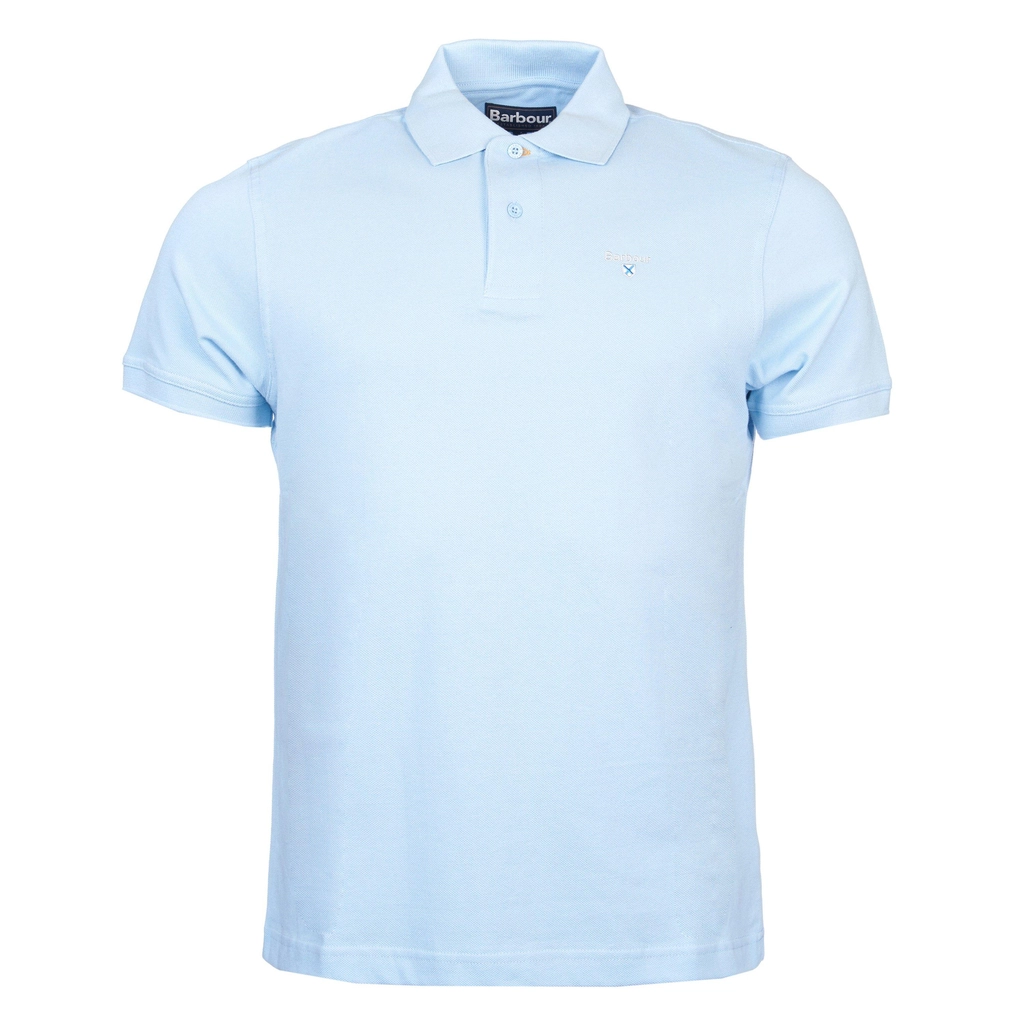 Barbour Sports Polo Shirt - Sky Blue BL32