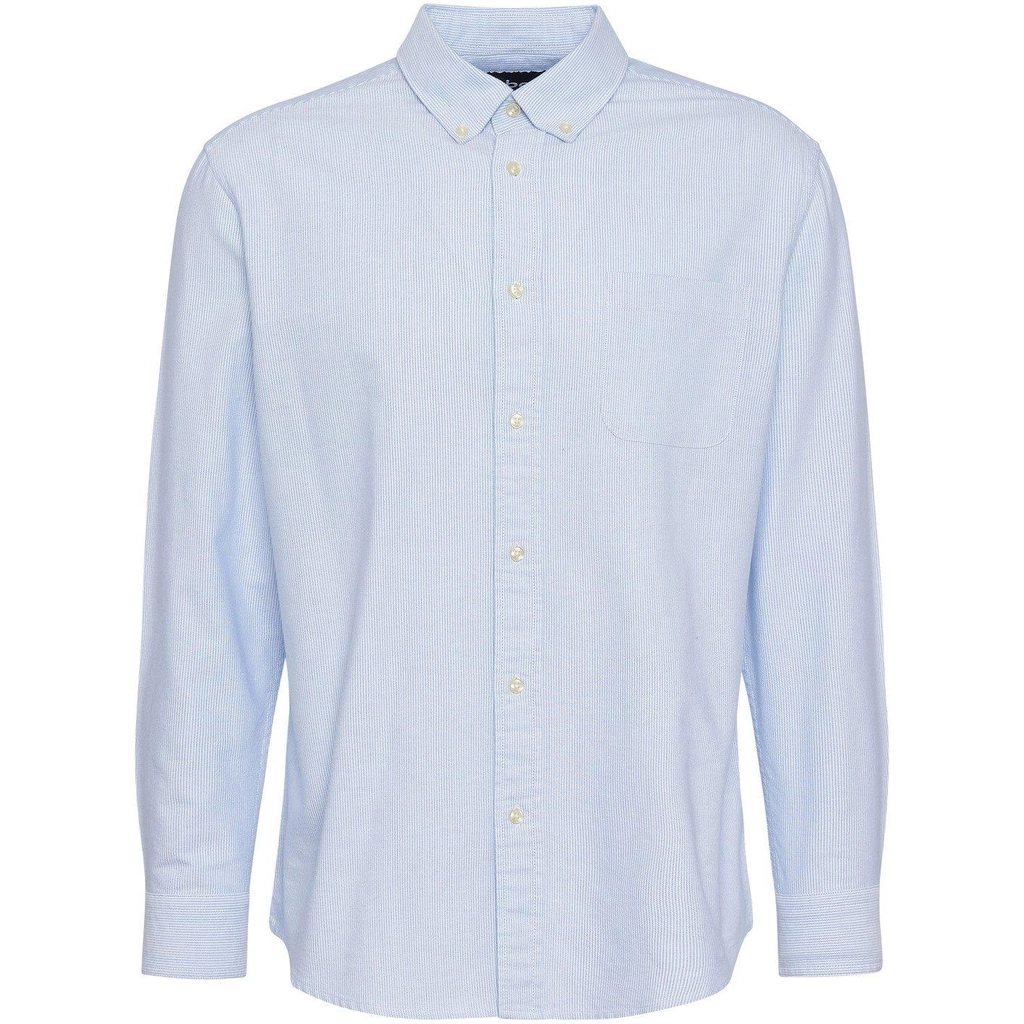 Barbour Striped Oxford Tailored Shirt - Sky Blue