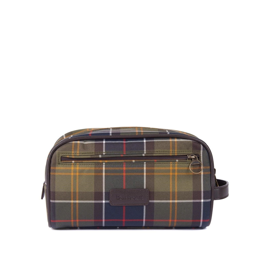 Barbour Tartan Washbag - Classic TN11