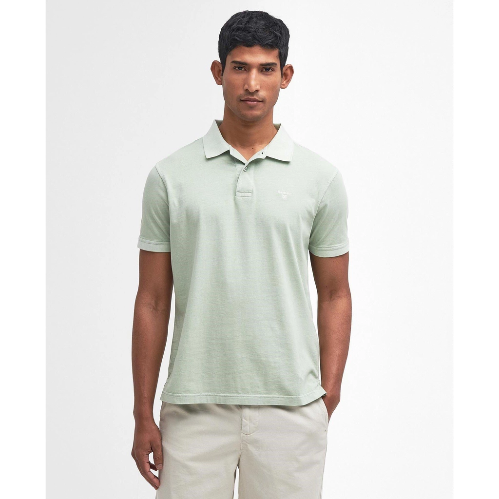 Barbour Terra Dye Polo Shirt - Sea Foam AQ52