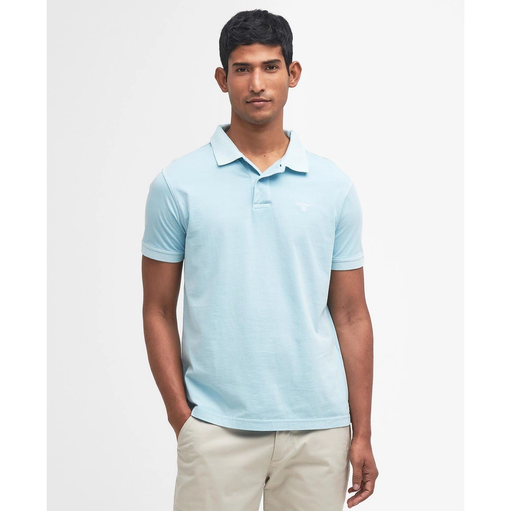 Barbour Terra Dye Polo Shirt - Sky BL32