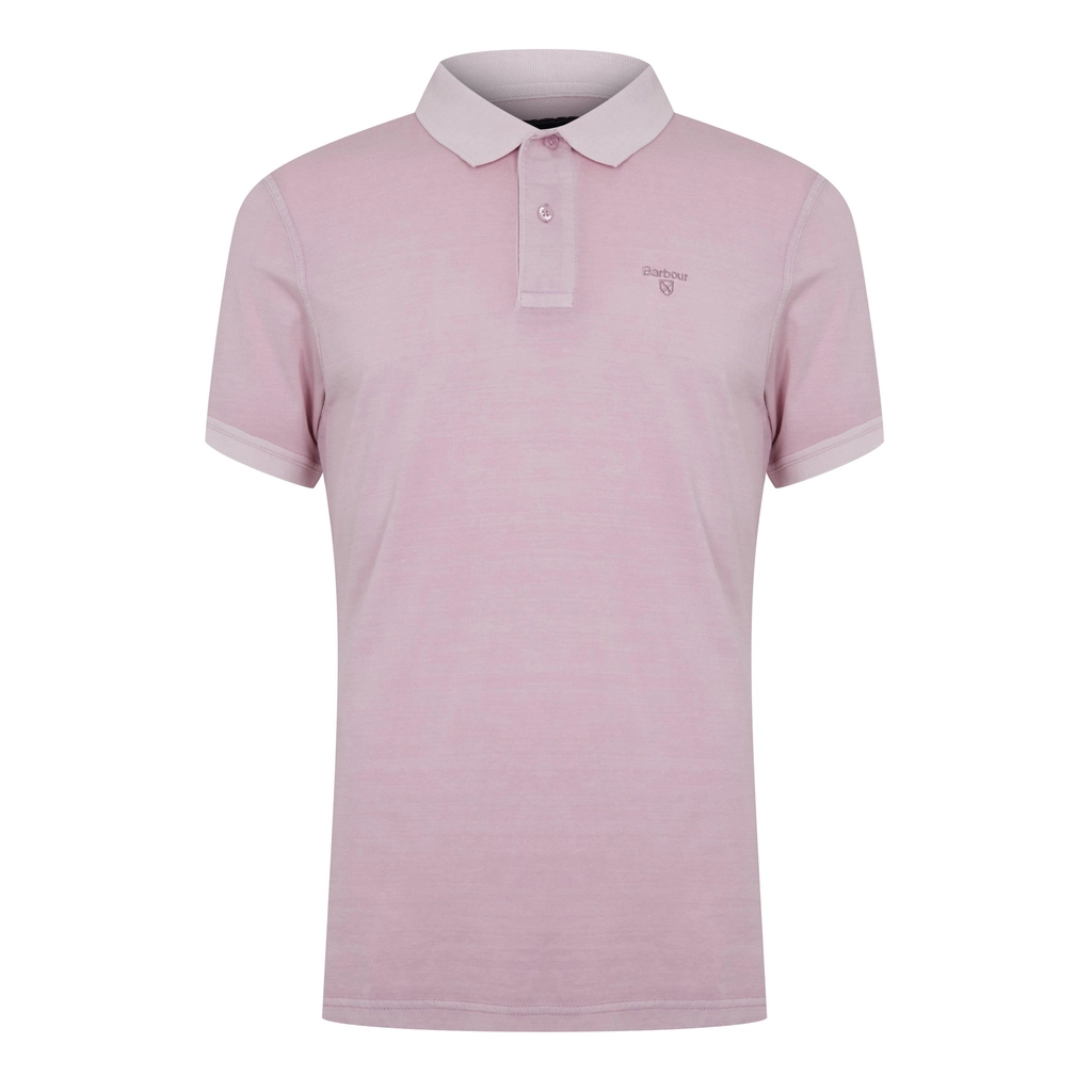 Barbour Terra Dye Polo Shirt - Thistle PU11