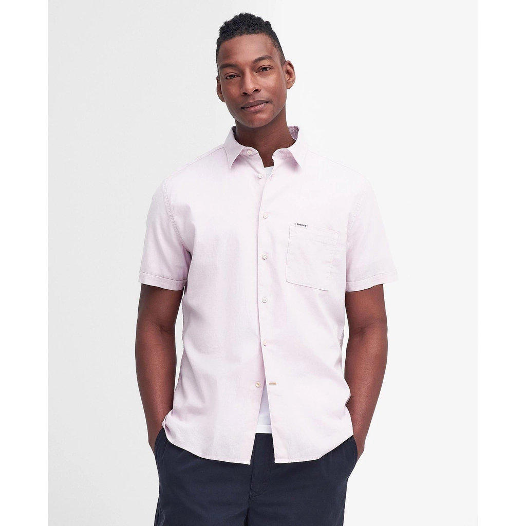 Barbour Terra Dye Regular Short Sleeve Shirt - Thistle PU11