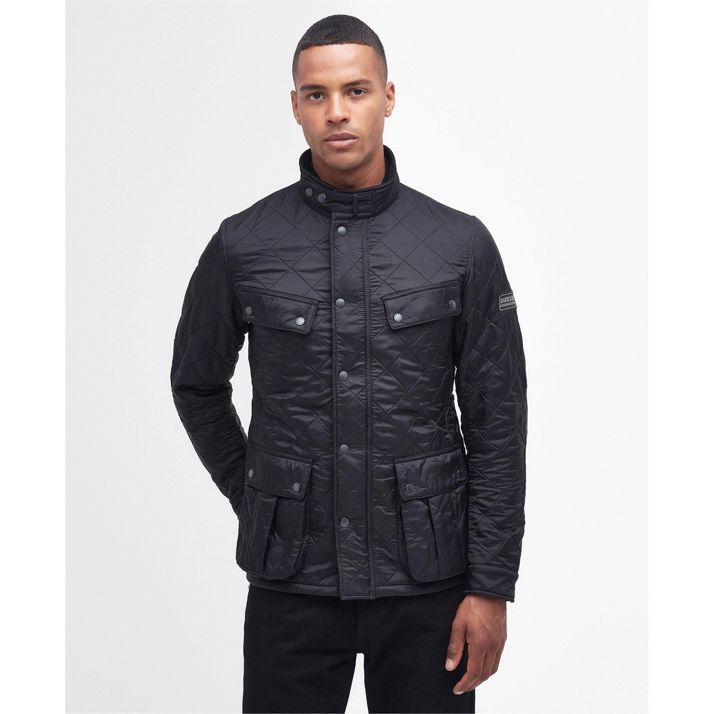 Barbour Tourer Ariel Polarquilt Jacket - Black BK91