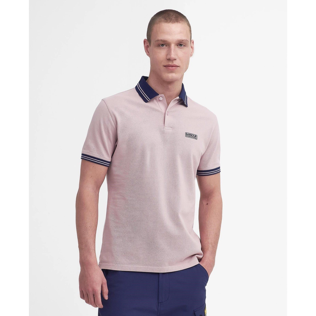 Barbour Tracker Polo Shirt - Pink PI56