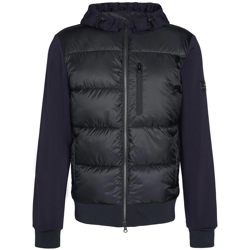 Barbour Vorlich Quilted Hoodie - Black BK11