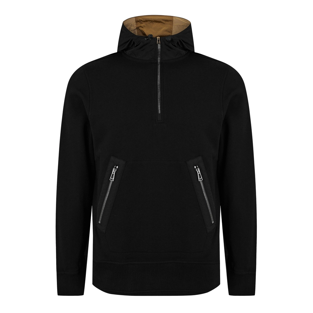 Belstaff 100 Hoody - Black Khaki