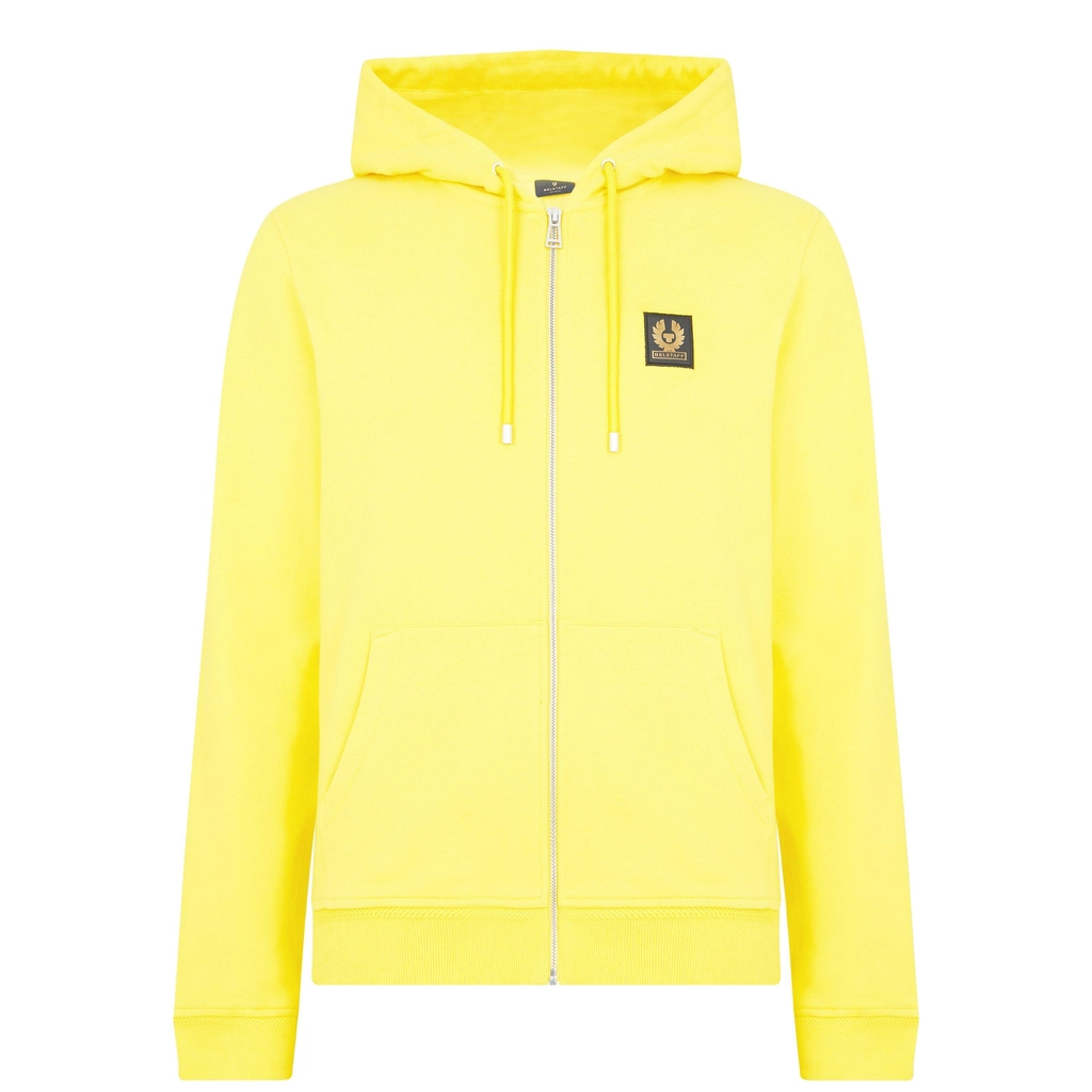 Belstaff Full Zip Hoodie - Yellow SMU