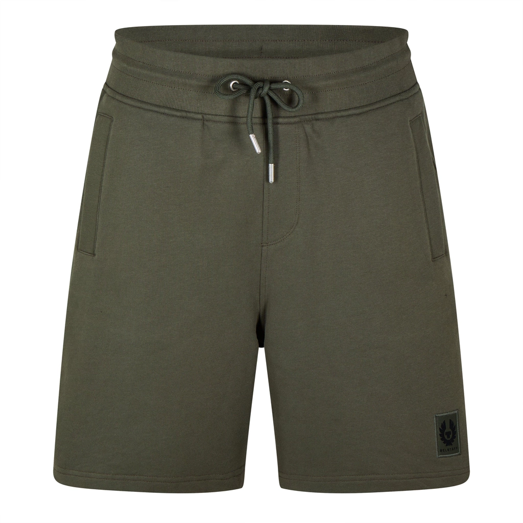 Belstaff Patch Sweatshorts - Surplus Green