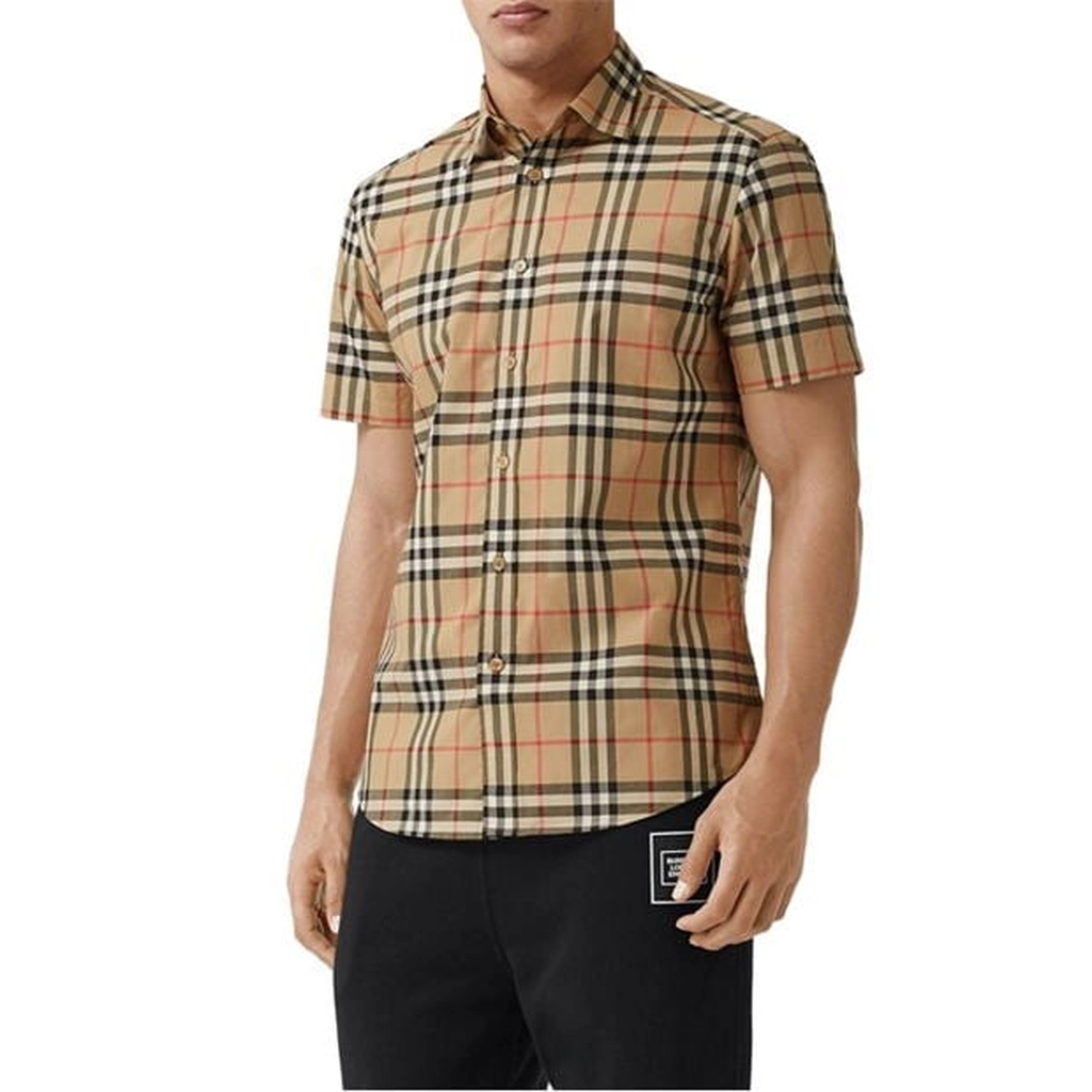 Burberry Caxton Short Sleeve Shirt - Beige