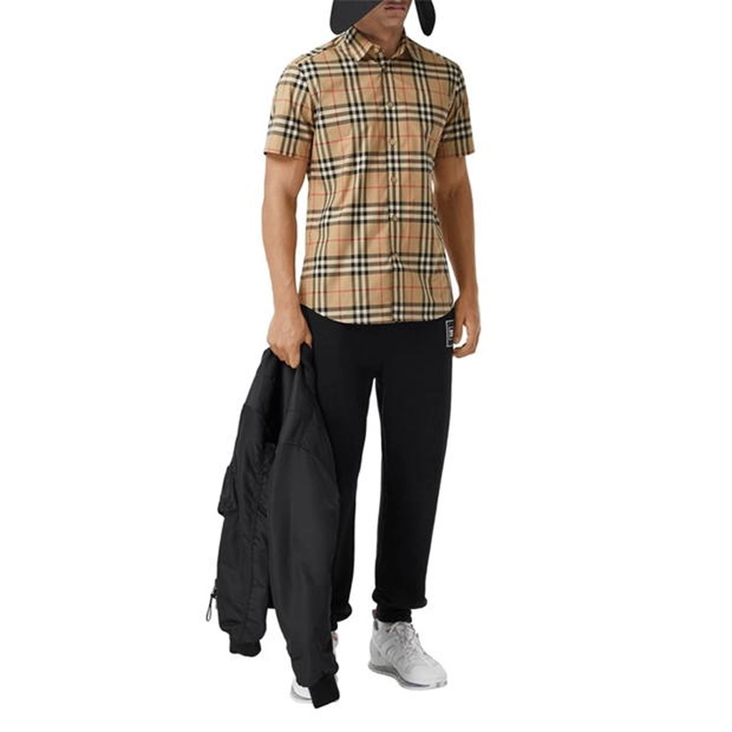 Burberry Caxton Short Sleeve Shirt - Beige