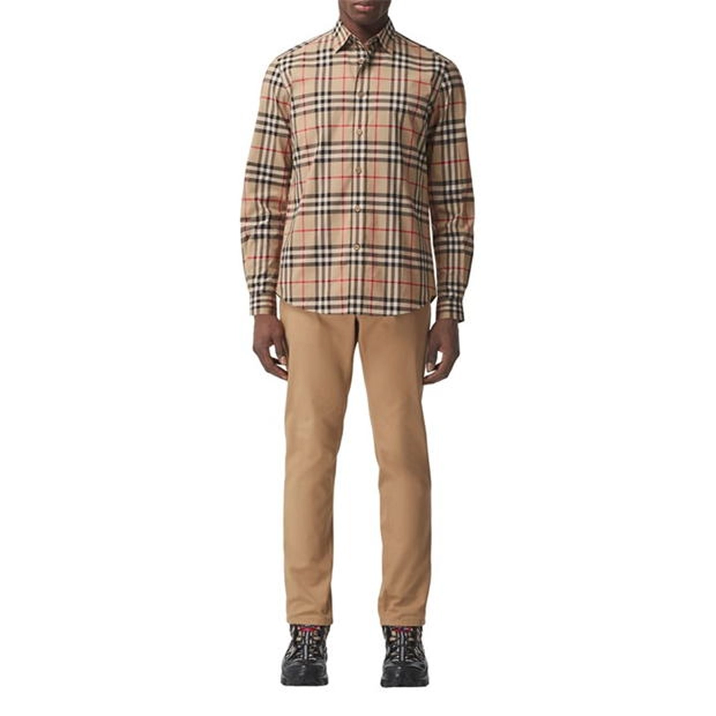 Burberry Caxton Check Shirt - Beige