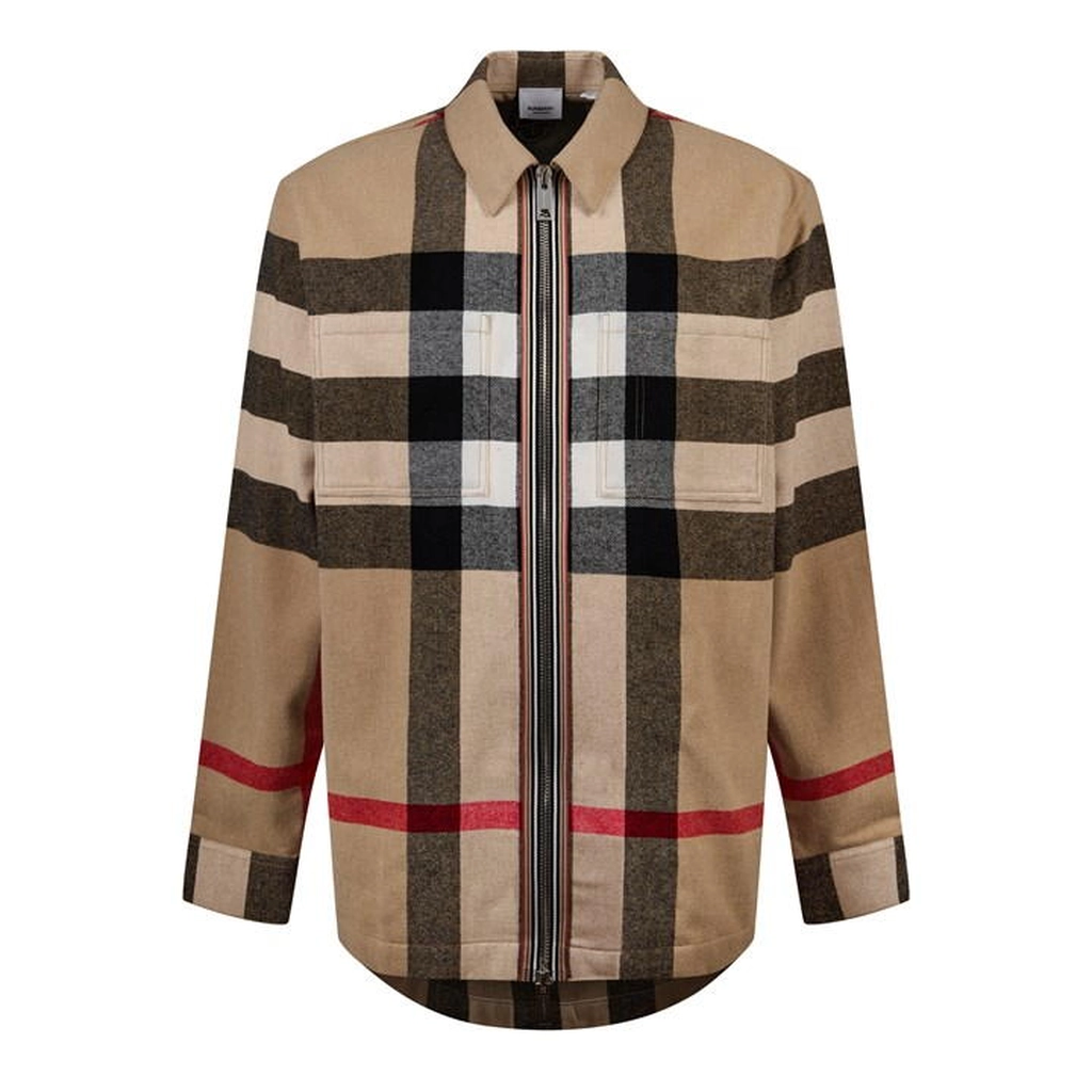 Burberry Hague Check Overshirt - Beige