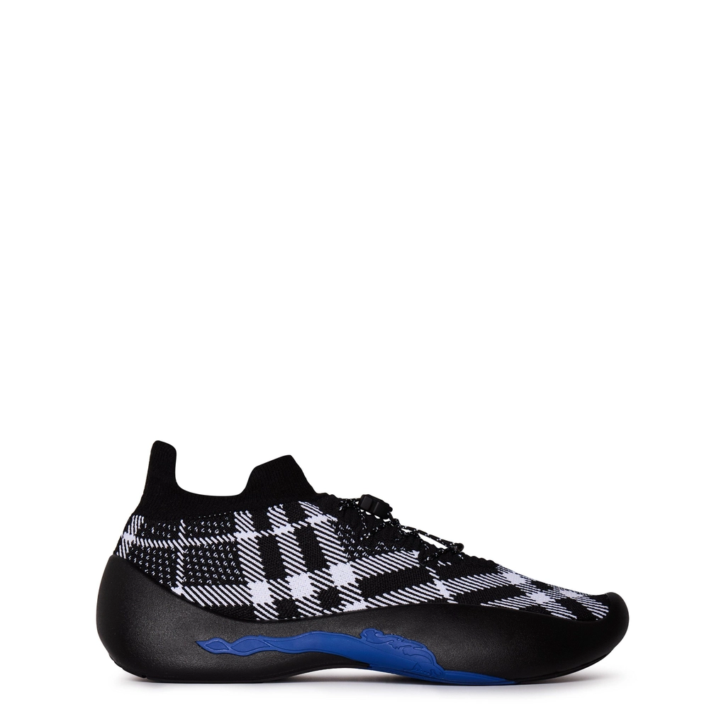 Burberry Check Knit Neptune Sneakers - Eclipse Check