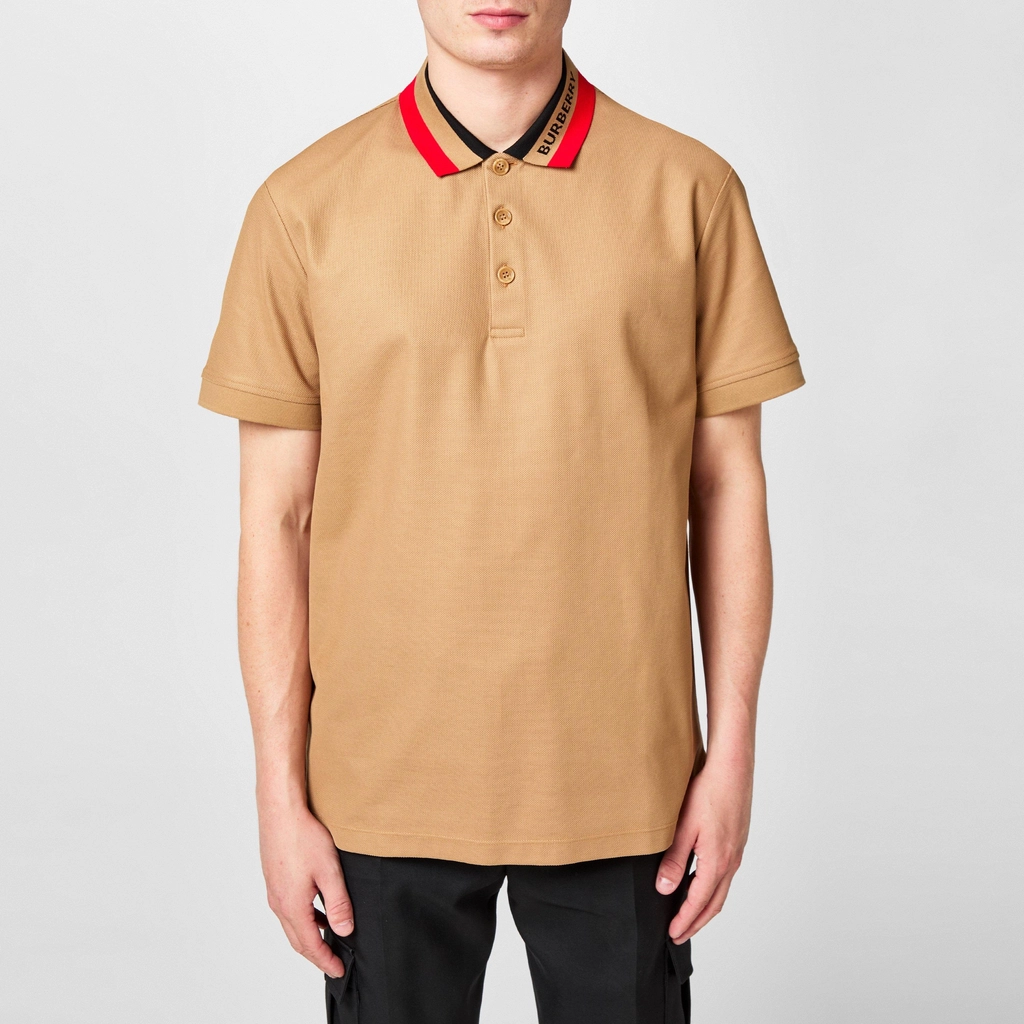 Burberry Logo Polo Shirt - Camel