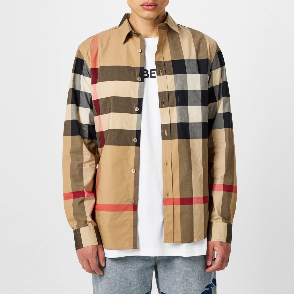 Burberry Somerton Long Sleeved Shirt - Arc B Chk A7028