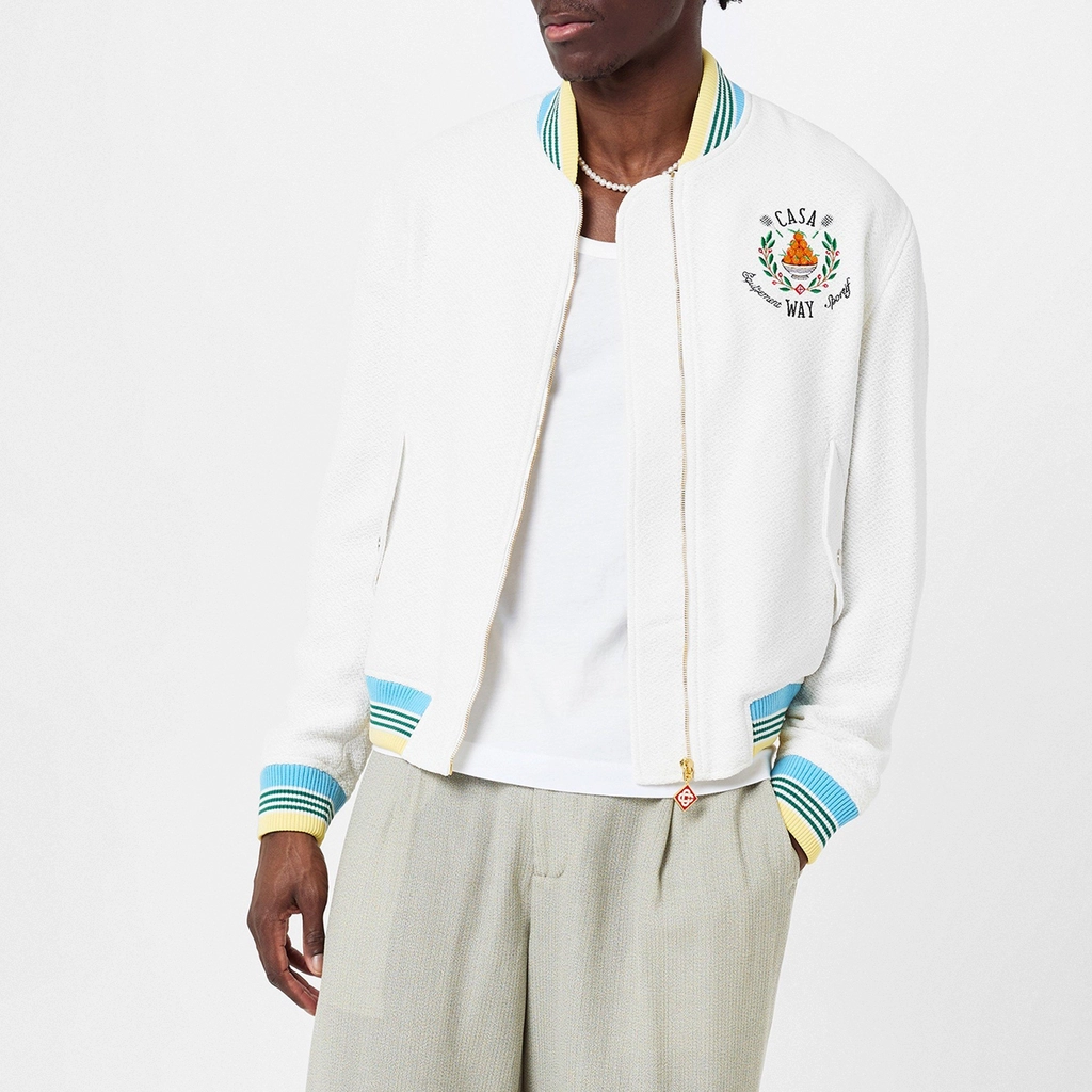 Casablanca Casa Bomber Jacket - White
