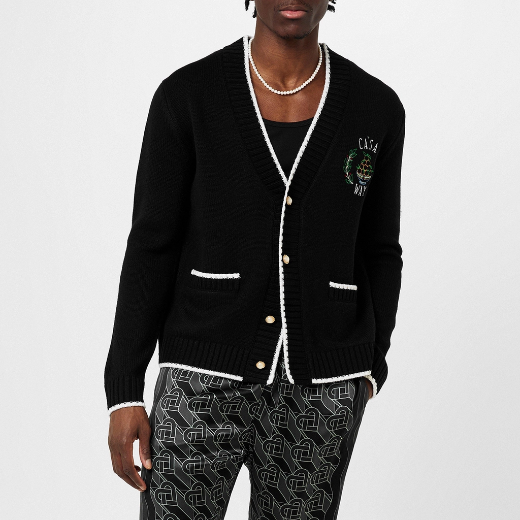 Casablanca Casa Casa Way Cardi - Black