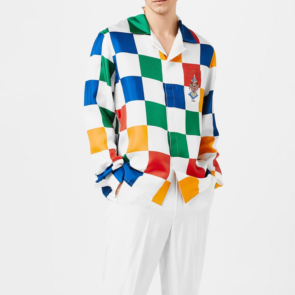 Casablanca Casa Check L S Shirt - Multi