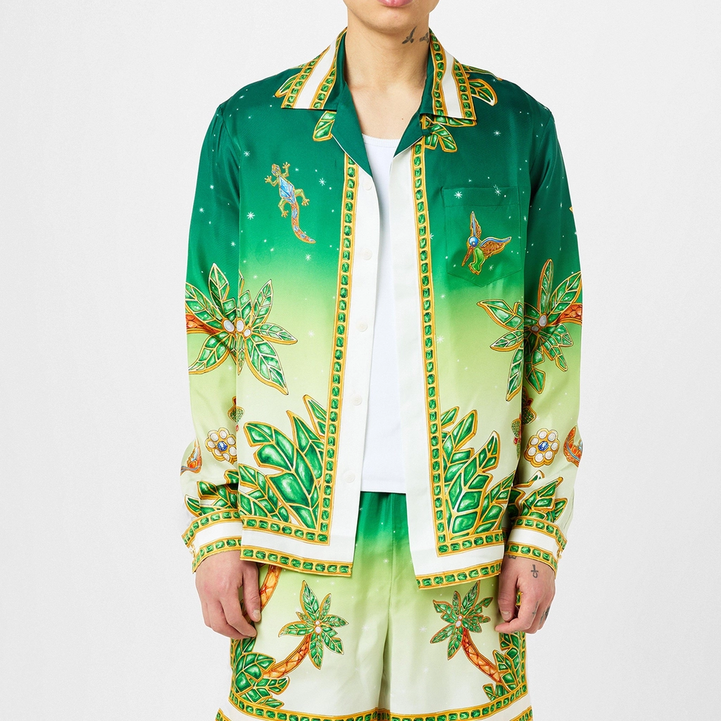Casablanca Casa Gem L S Shirt - Green