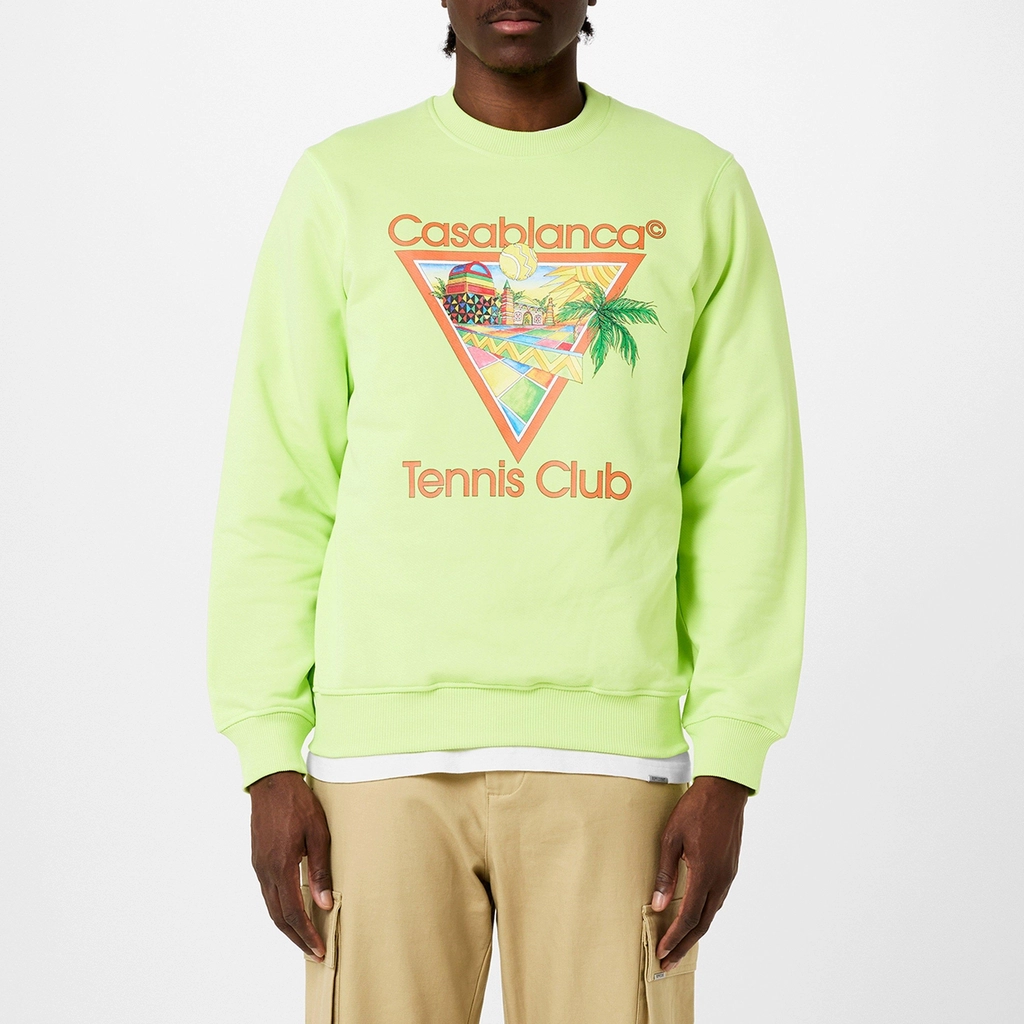 Casablanca Tennis Sweatshirt - Green