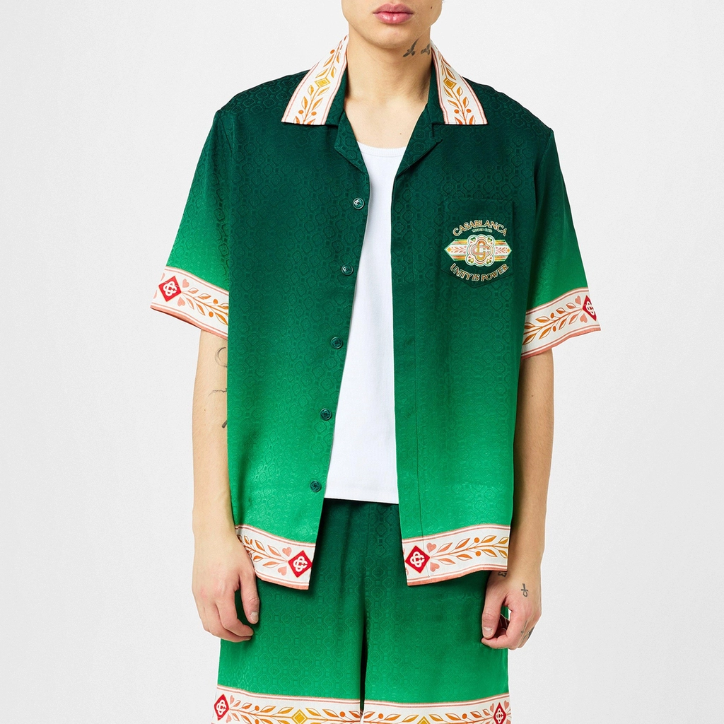 Casablanca Unity Short Sleeve Shirt - Green