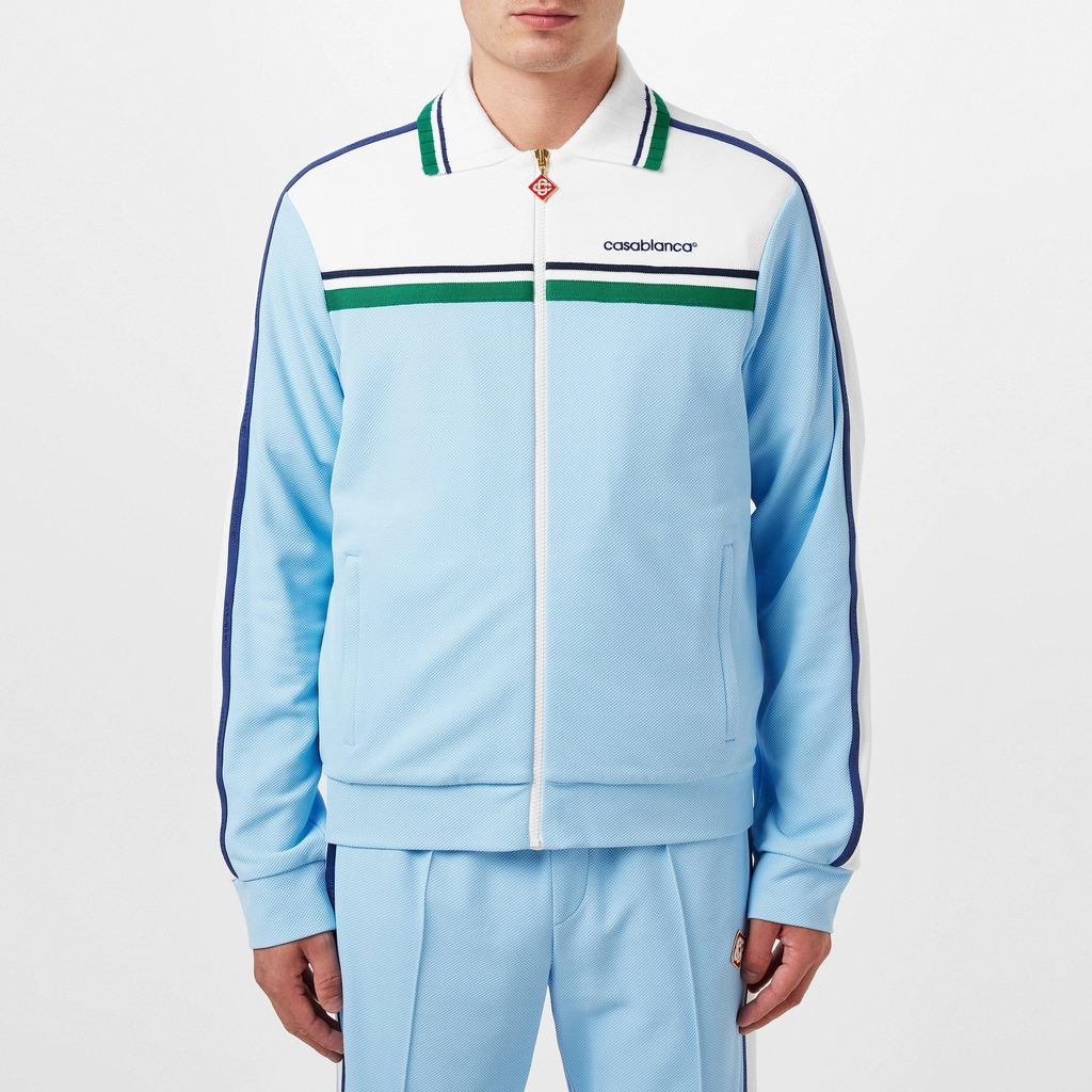 Casablanca Yoke Track Jacket - Blue