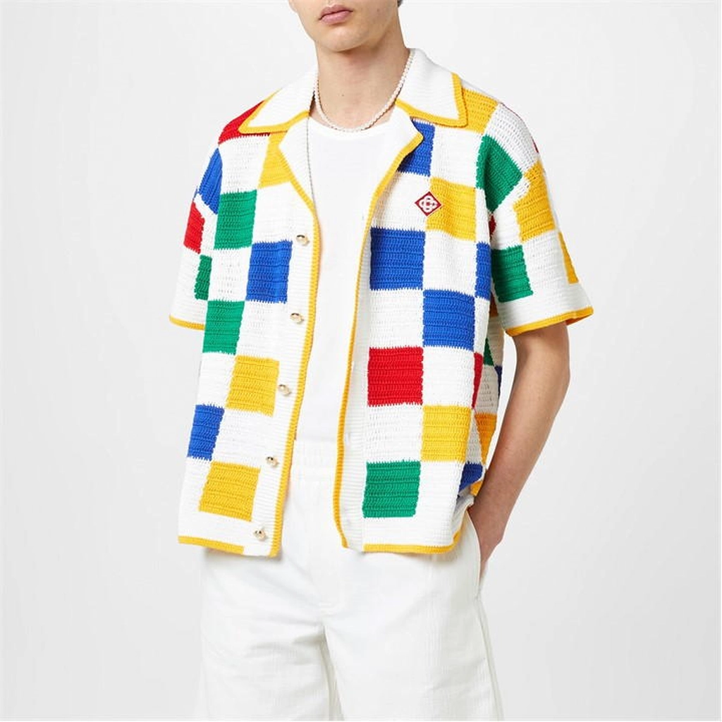 Casablanca Casa Check Shirt Sn34 - Multi