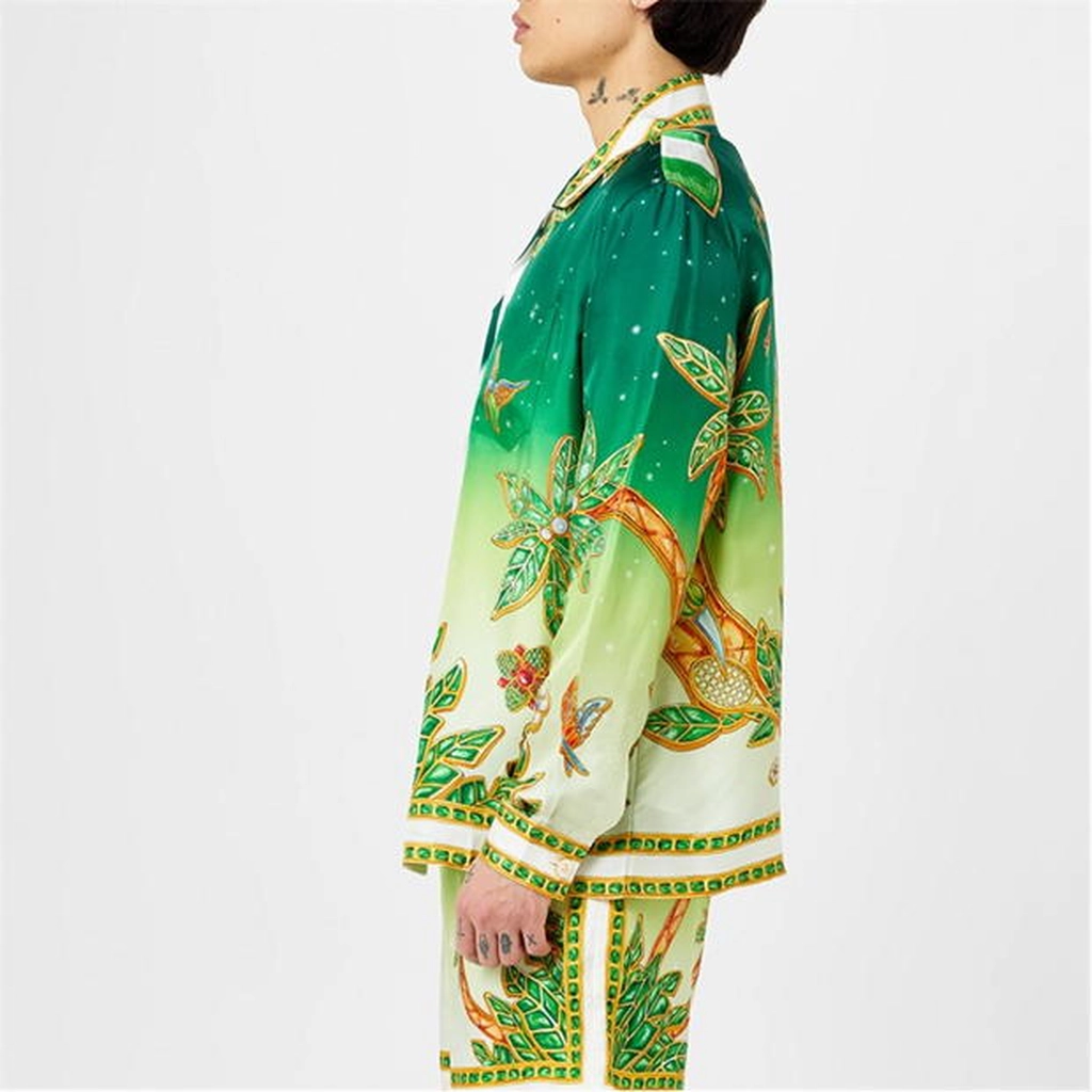 Casablanca Casa Gem L/S Shirt Sn42 - Green