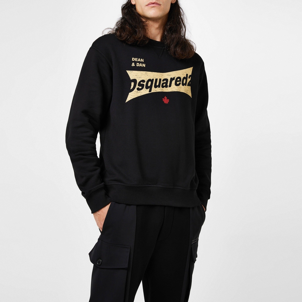 Dsquared2 Dsq Dean And Dan Sweat - Black