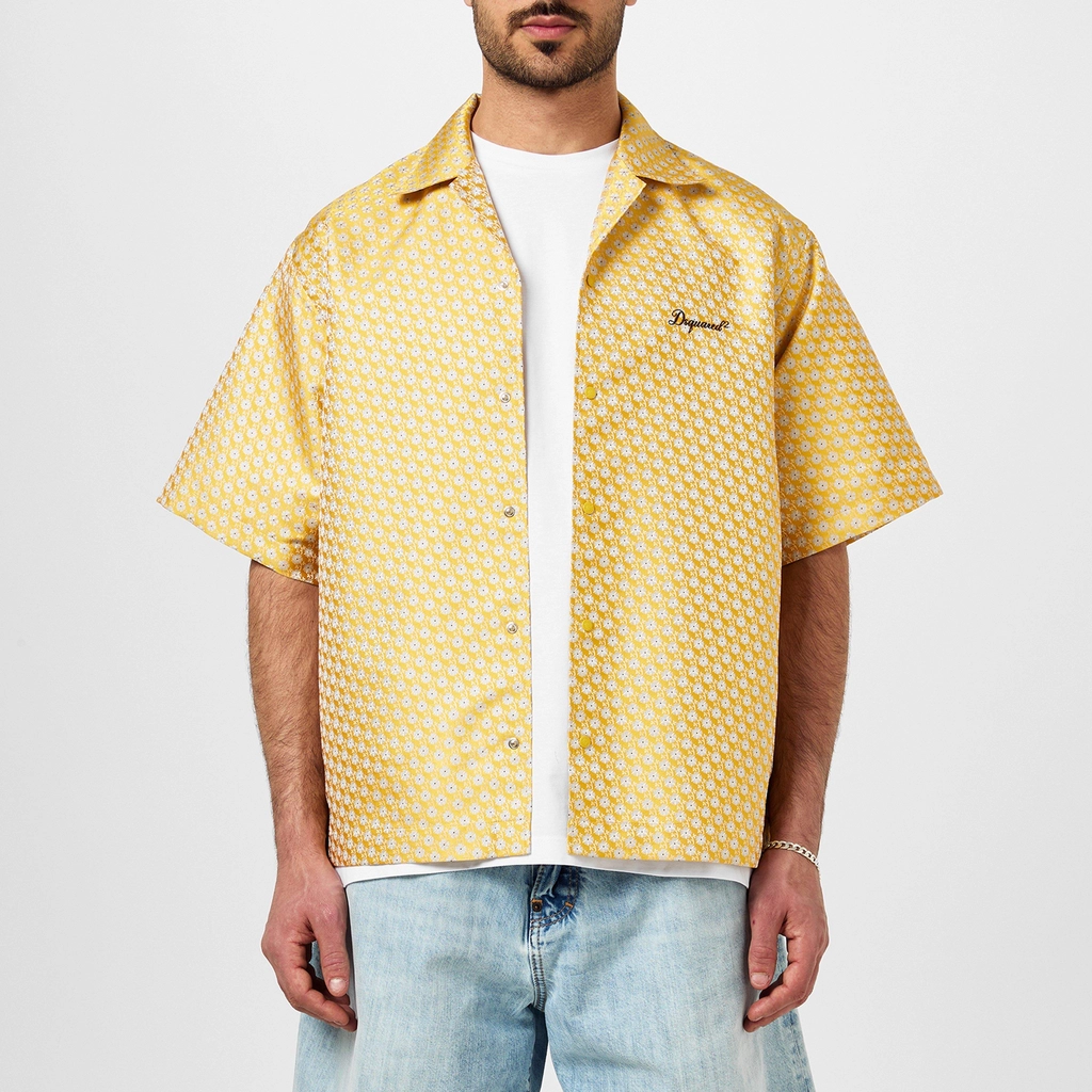Dsquared2 Dsq Shirt - Yellow/Grey