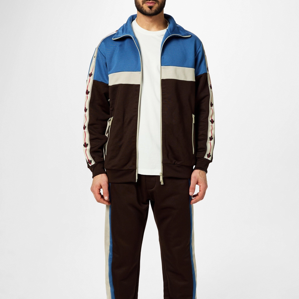 Dsquared2 Dsq Zip Swtshrt - Brown/Stone