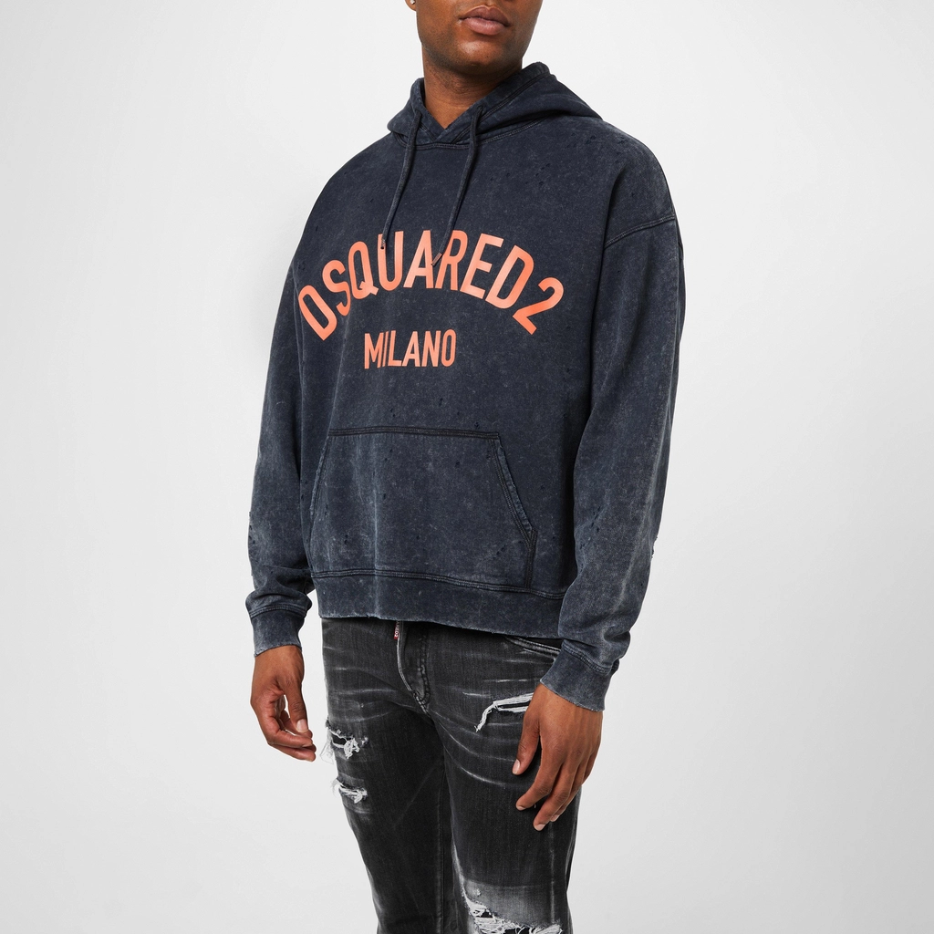 Dsquared2 Festival Hoodie - Char-Orng